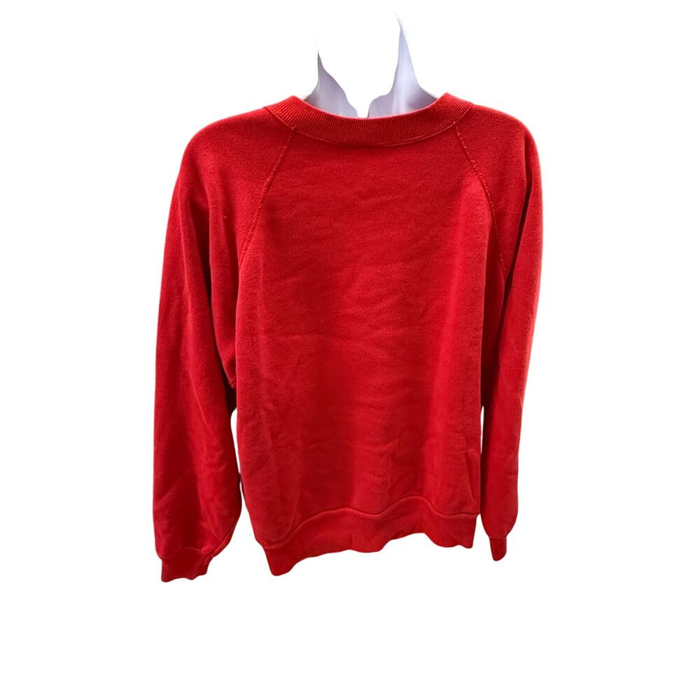 Vintage 90s Hanes Women L "Christmas Reindeer" sweatshirt - Picture 3 of 4